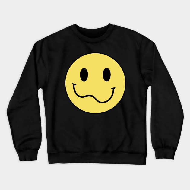 Smiley Crewneck Sweatshirt by Meg-Hoyt